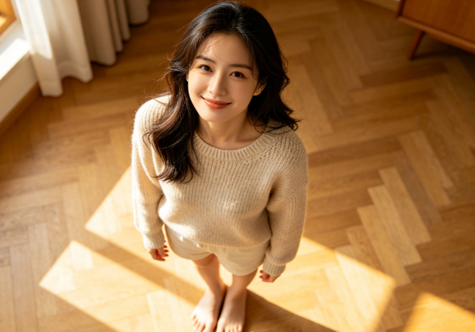 裸足时光：她与阳光的静谧私语